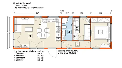 Mobil-Home 37 m² - 42 m² en Standard Clé en Main – Image 5