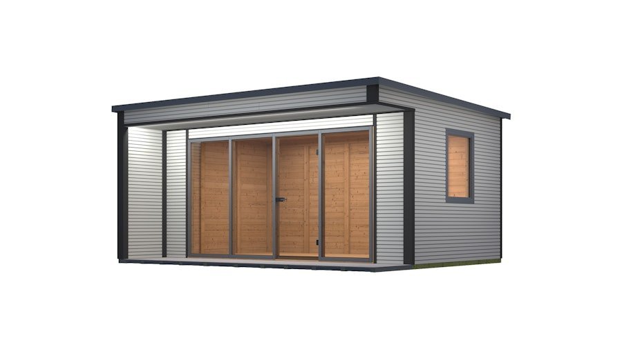 Abri de jardin Weka Cubilis 4.0 avec éléments à lattes - 45 mm – Image 6