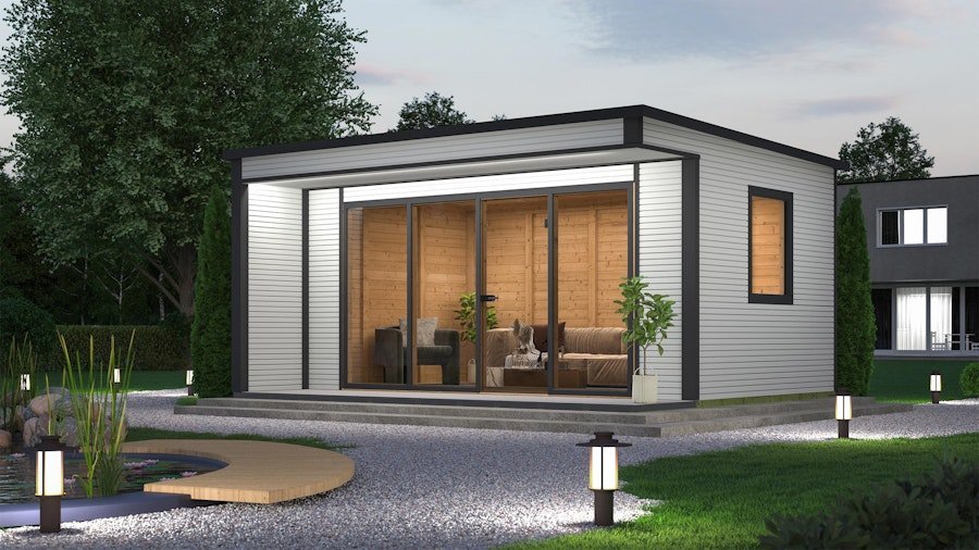 Abri de jardin Weka Cubilis 4.0 avec éléments à lattes - 45 mm – Image 7