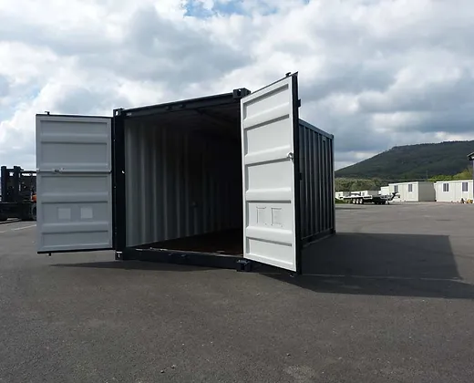 Conteneur 15 pied avec installation électrique,grilles d’aération et verrou clef – Image 5