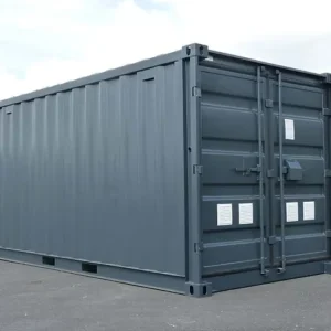 Conteneur 15 pied avec installation électrique,grilles d’aération et verrou clef