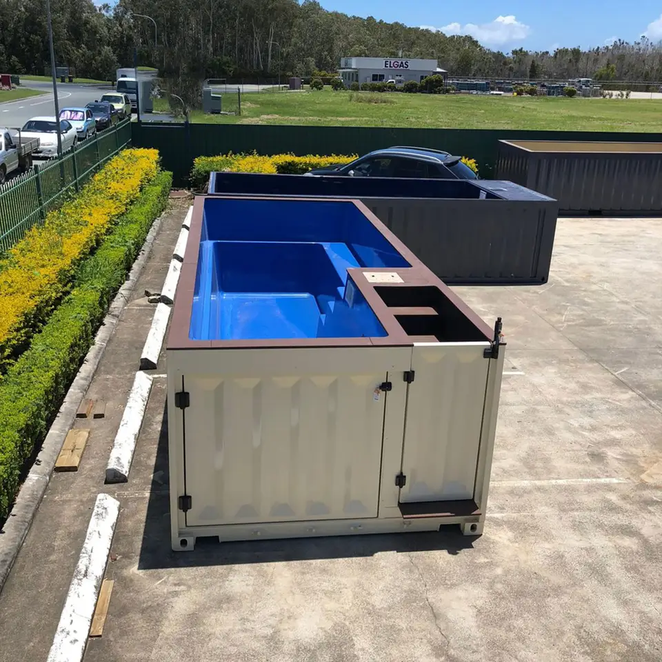 Piscine de conteneur d’expédition extérieure de 40 pieds – Image 2