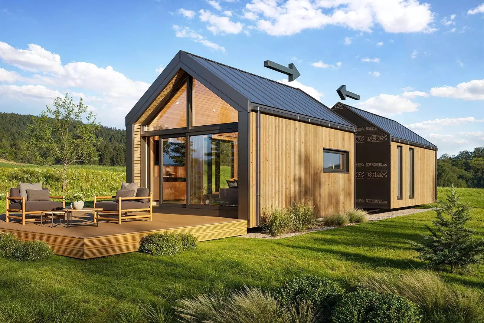 Maison mobile F3 avec 3 differentes variantes – Image 11