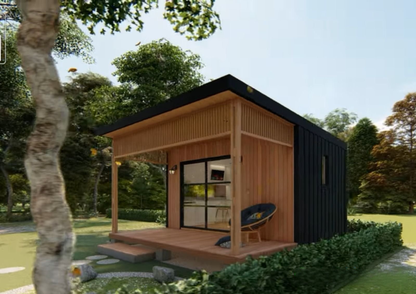 Maison modulaire soit une surface totale de 15 m²