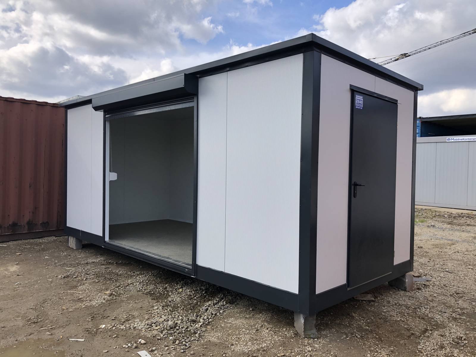 Conteneur commercial avec volet roulant 2,5 x 6m – Image 12