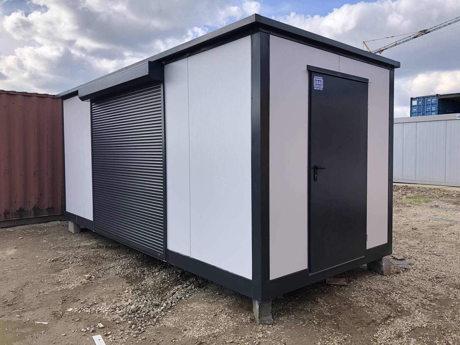 Conteneur commercial avec volet roulant 2,5 x 6m – Image 21