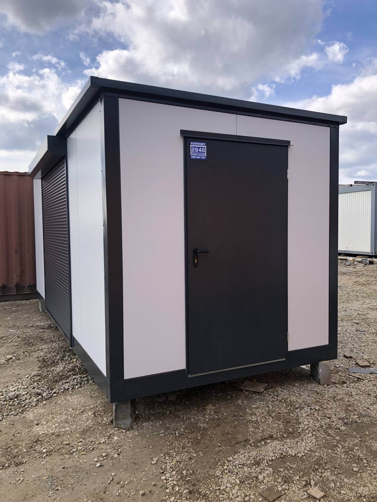 Conteneur commercial avec volet roulant 2,5 x 6m – Image 4