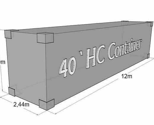 Conteneur maritime ou de stockage 40`HC comme neuf – Image 2