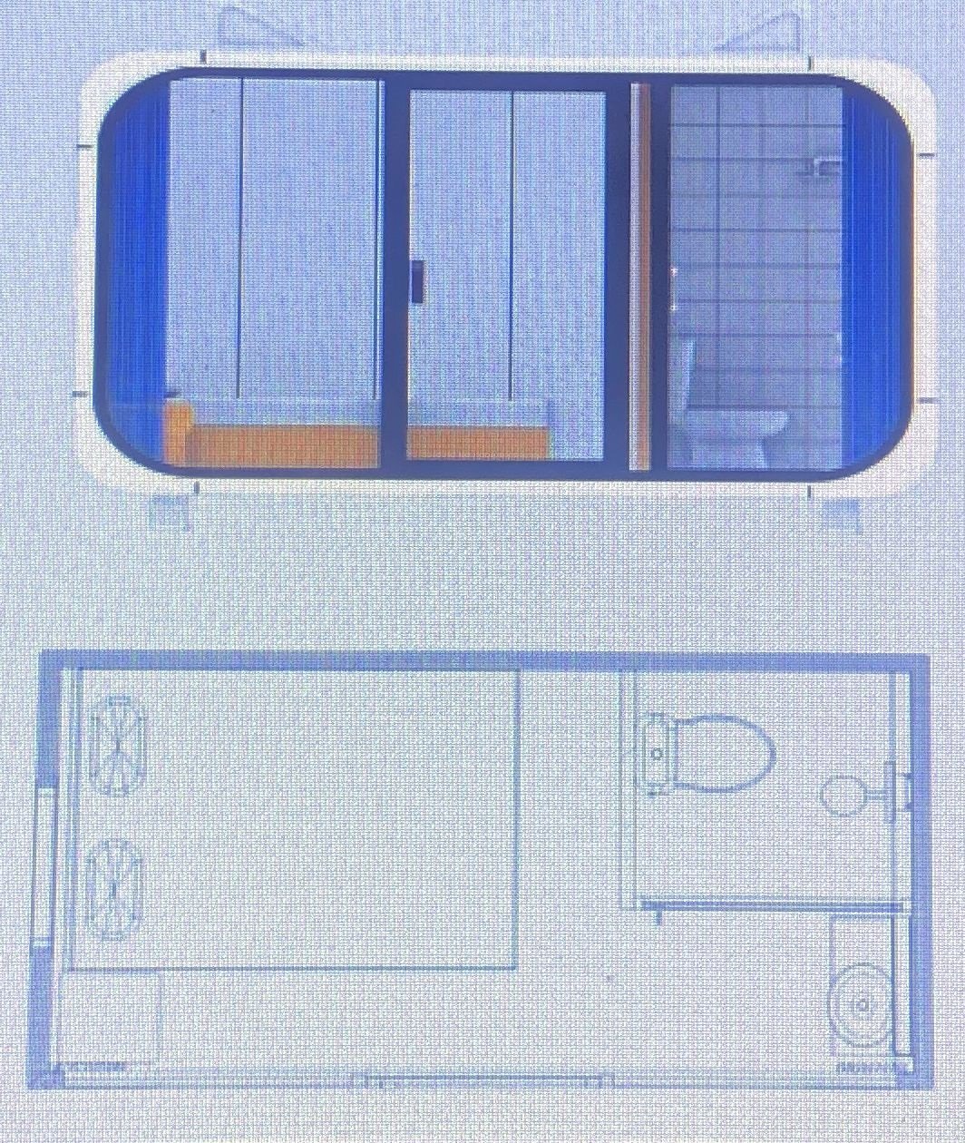 Cabane à pommes modulaire de luxe GT10,GT20 – Image 9