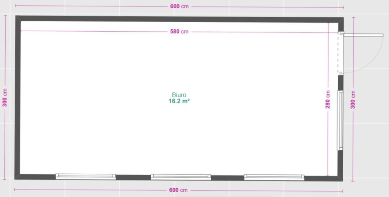 Conteneur de bureau 18 m² — 6,00 × 3,00 × 2,80 m – Image 3