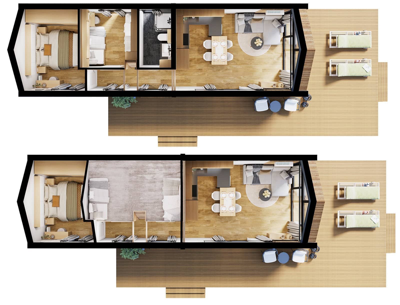 Maison mobile F3 avec 3 differentes variantes – Image 36