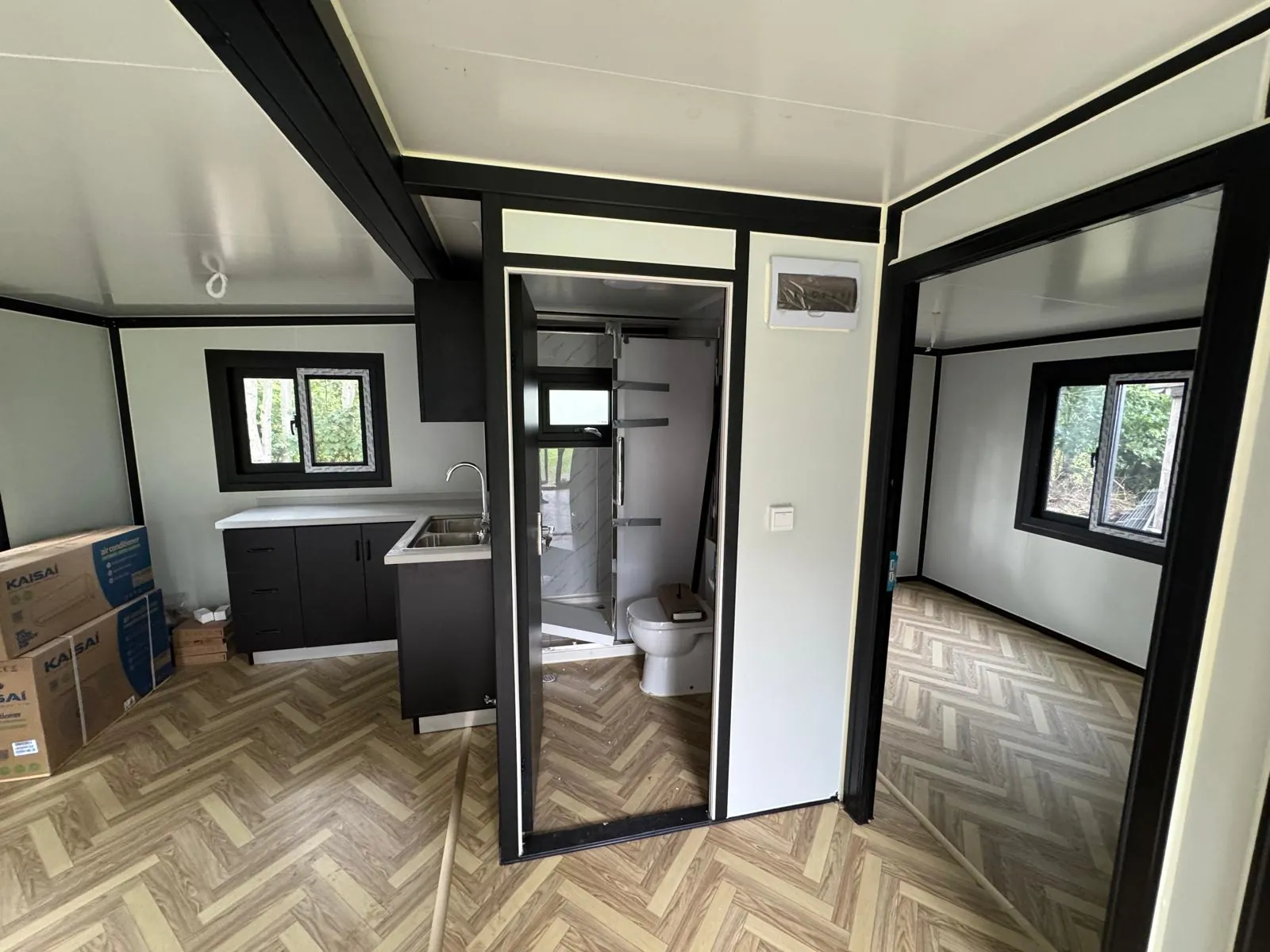 Conteneur maison 36,5 m², 2 chambres, salle de bain et cuisine – Image 16