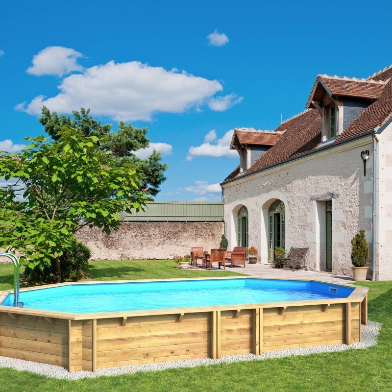 Piscine Bois Octogonale